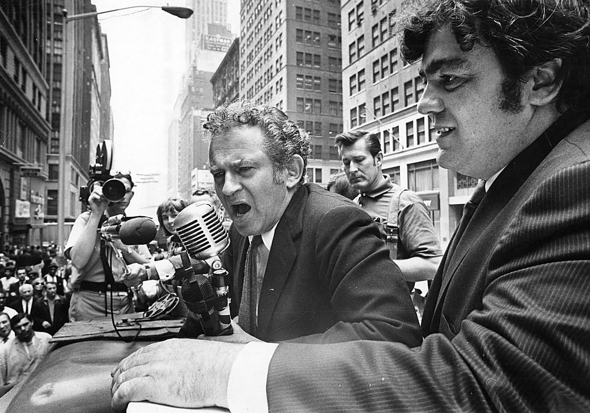 Norman Mailer, con Jimmy Breslin durante su campaña electoral
