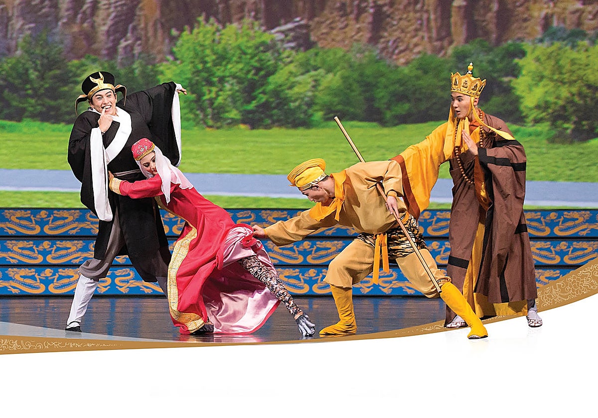 Uno de los números del espectáculo