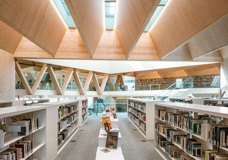 La biblioteca como libro abierto
