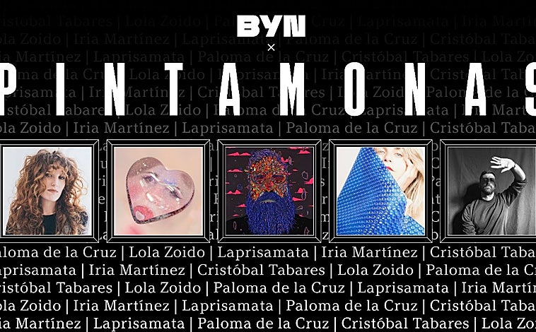 Imagen principal - En un guiño al visionario discurso de Torcuato Luca de Tena, los artistas de la comunidad BYN serán conocidos como 'pintamonas'. Sobre estas líneas, NFTs de Laprisamata y Lola Zoido