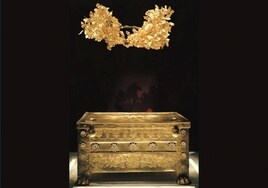 En el interior de la tumba real del padre de Alejandro Magno
