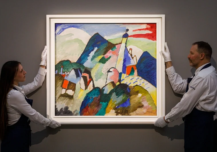 Un Kandinsky, vendido por casi 50 millones de dólares, nuevo récord del artista