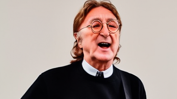 John Lennon en 2023, con 82 años, según la inteligencia artificial