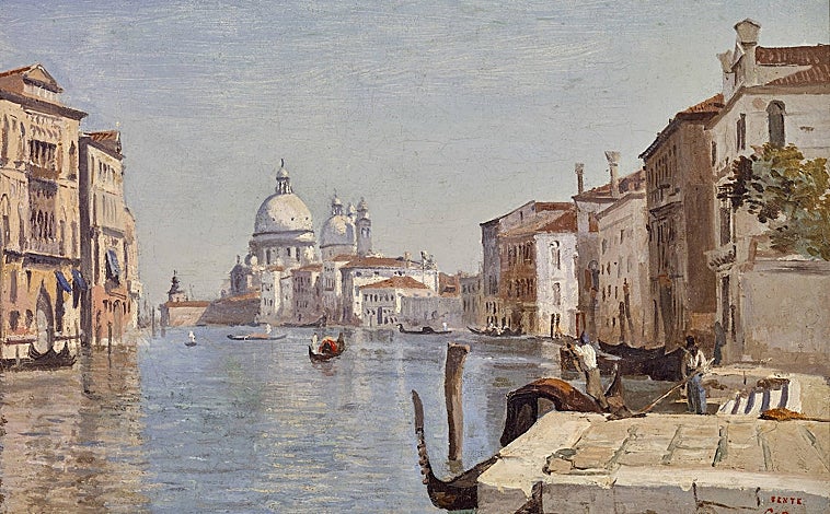 Imagen principal - Arriba, una obra de Corot. Sobre estas líneas, a la izquierda, escultura de Calder. A la derecha, un Van Dyck