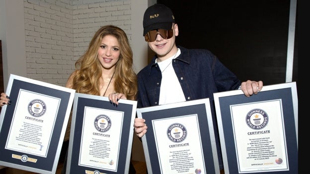 Shakira y Bizarrap, con las certificaciones de sus record Guinness