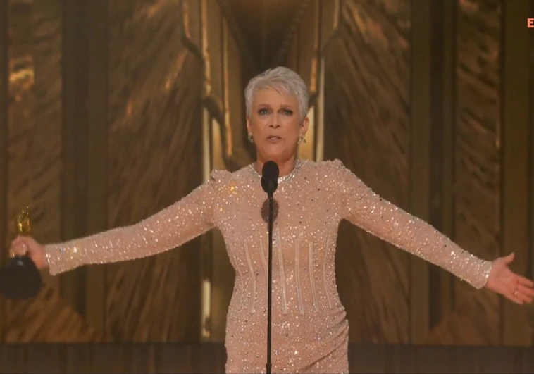 Jamie Lee Curtis  rompe a llorar con su emotivo discurso tras ganar el Oscar