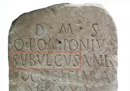 Documentan por primera vez un nuevo nombre propio de época romana: Subulcus