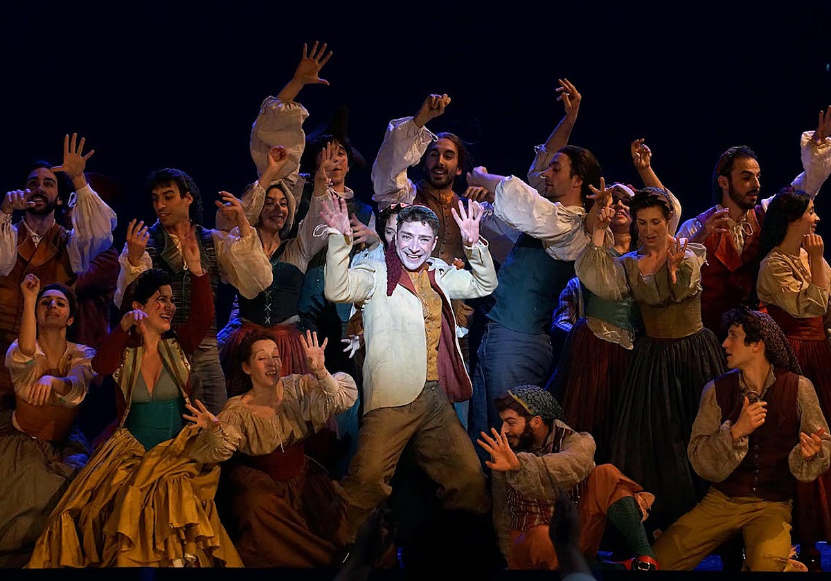 Una escena de 'El barberillo de Lavapiés'