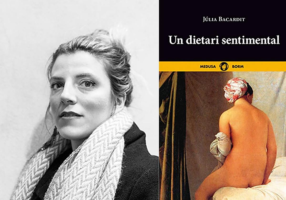 Júlia Bacardit y su libro en catalán