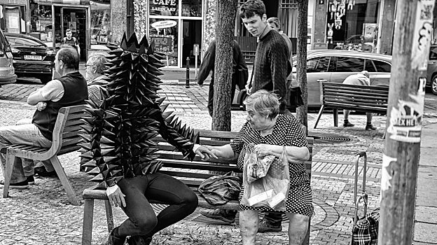 Desarrollo de la performance 'Los conos de mi madre' en la República Checa (2014)