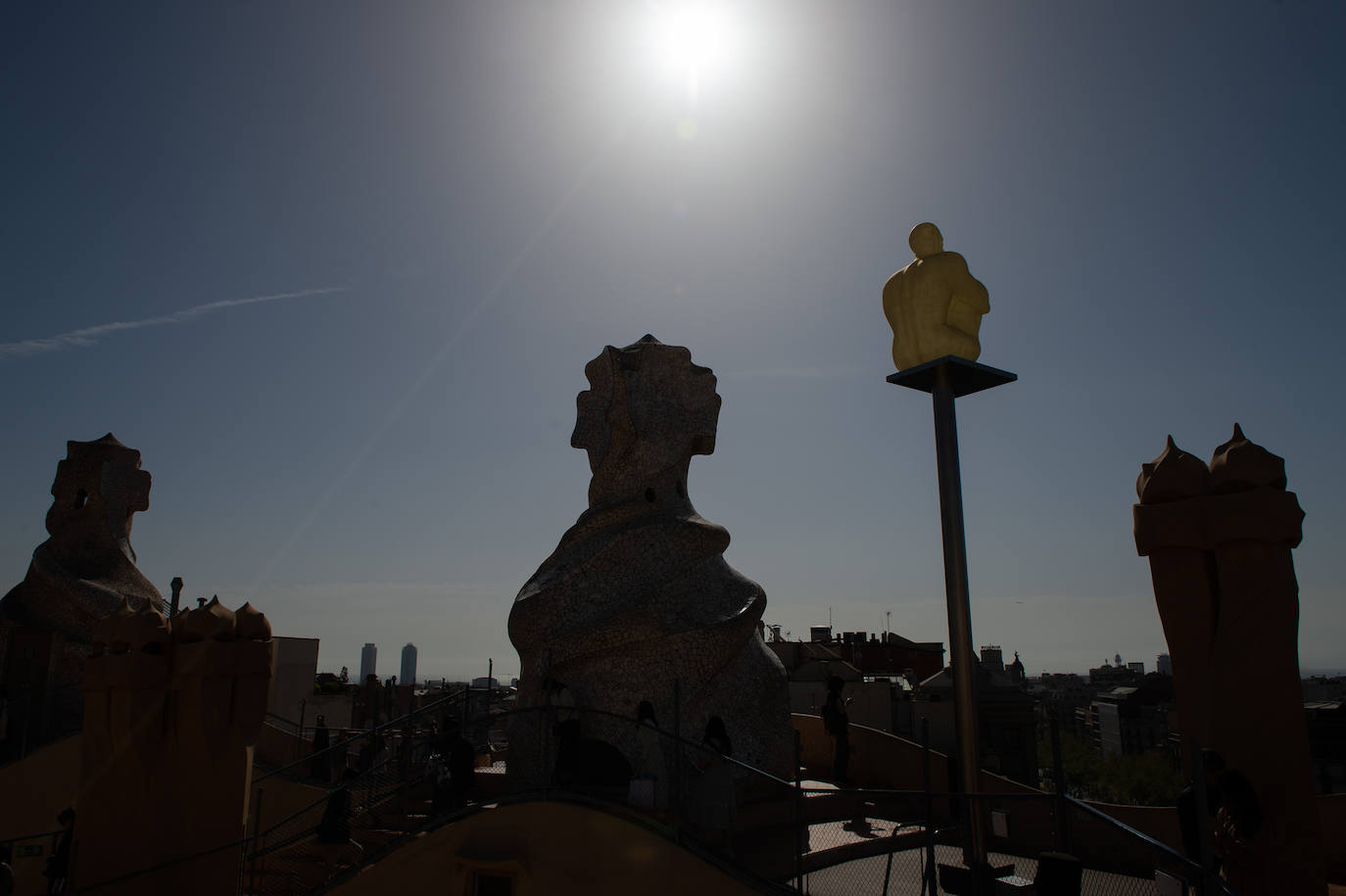 La poesía del silencio de Plensa conquista La Pedrera