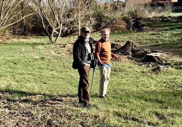 Así fue el último paseo de Sánchez Dragó este fin de semana en Castilfrío