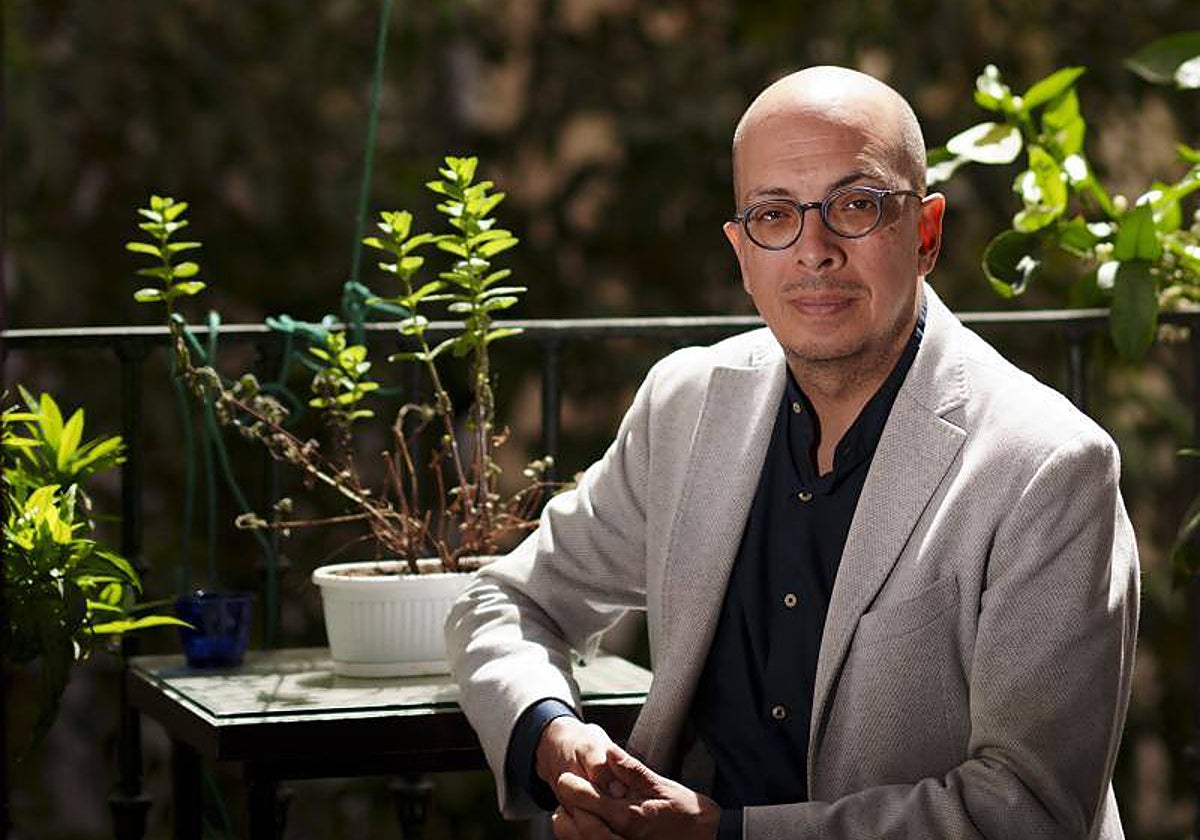 El escritor Jorge Volpi, esta semana, en Madrid.