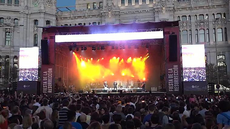 Más de 60.000 personas asisten a la primera edición de la Fiesta de la Resurrección en Madrid