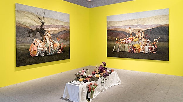 Detalle del montaje de 'Lejos quedó quien fuimos', en Urvanity Fair