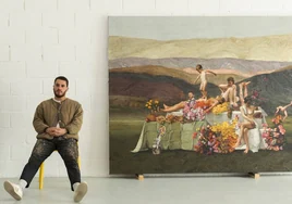 Javier Ruiz:  «Busco con mi pintura el impacto que se genera 'al abrirse el telón'»