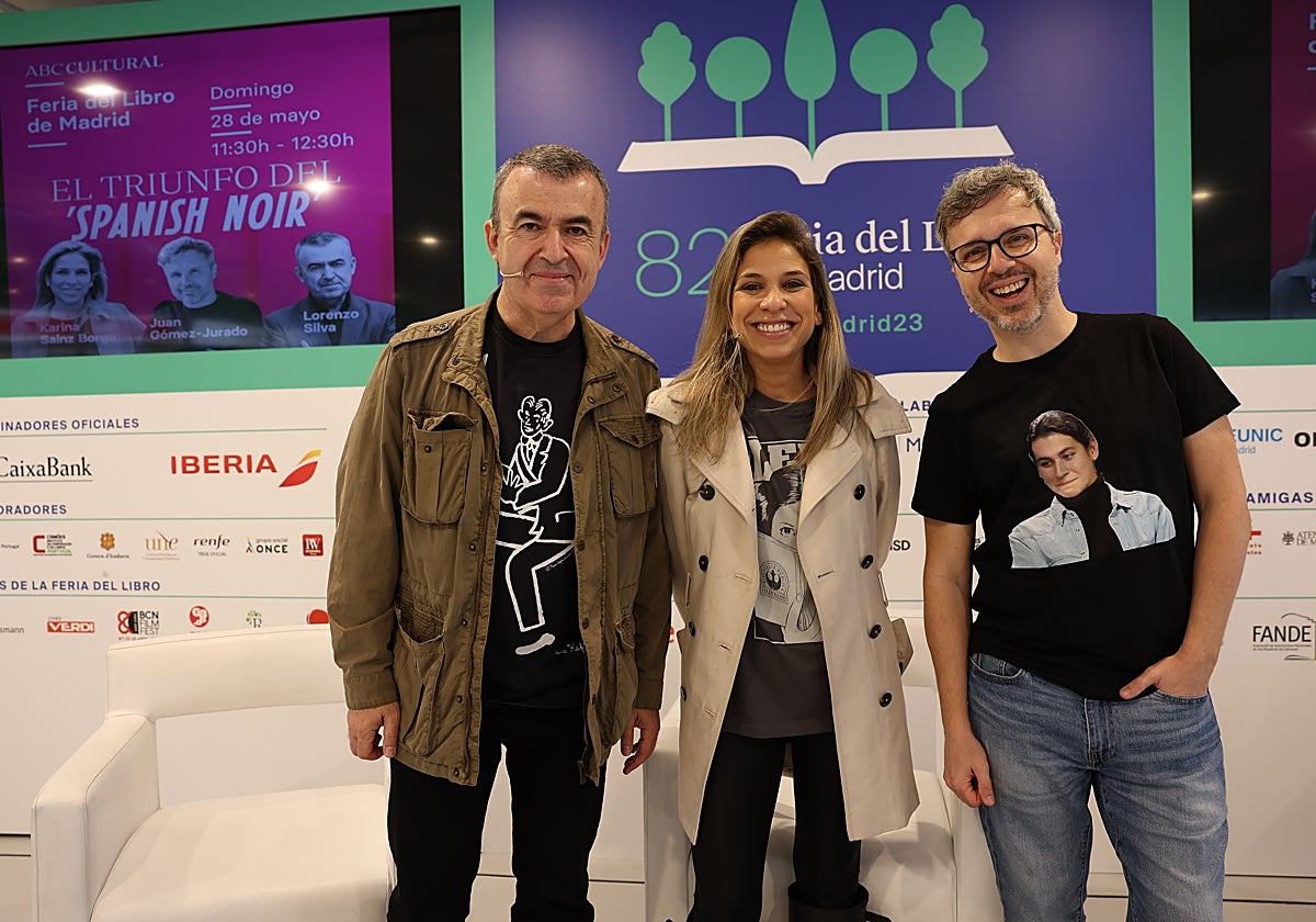 Lorenzo Silva, Karina Sainz Borgo y Juan Gómez-Jurado