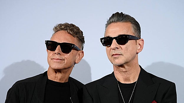 Martin L. Gore y Dave Gahan, fotografiados en Berlín