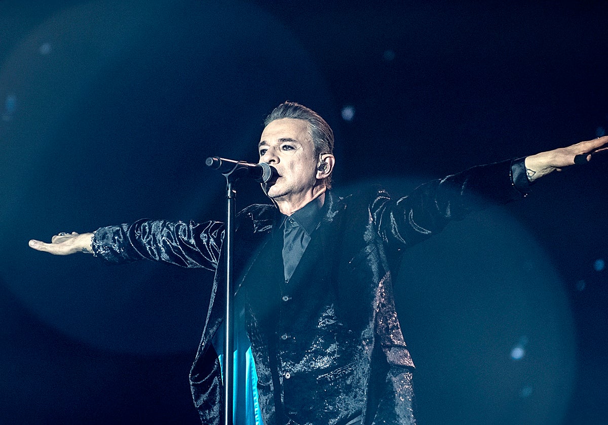 Dave Gahan, vocalista de Depeche Mode, durante el Primavera Sound