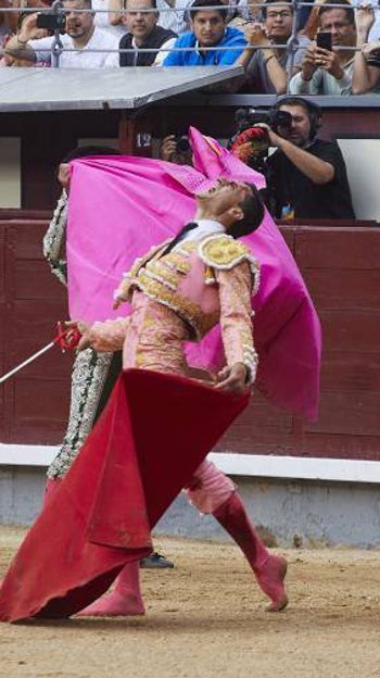 Paco Ureña, en la Corrida de la Prensa