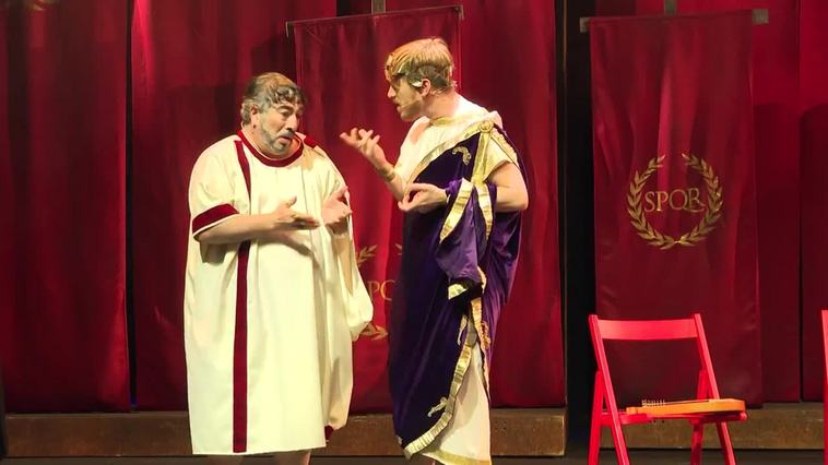 'El aroma de Roma', comedia musical ambientada en el imperio romano, llega a Madrid