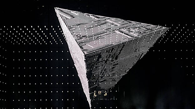 Detalle de la actuación de Eric Prydz, en el festival barcelonés