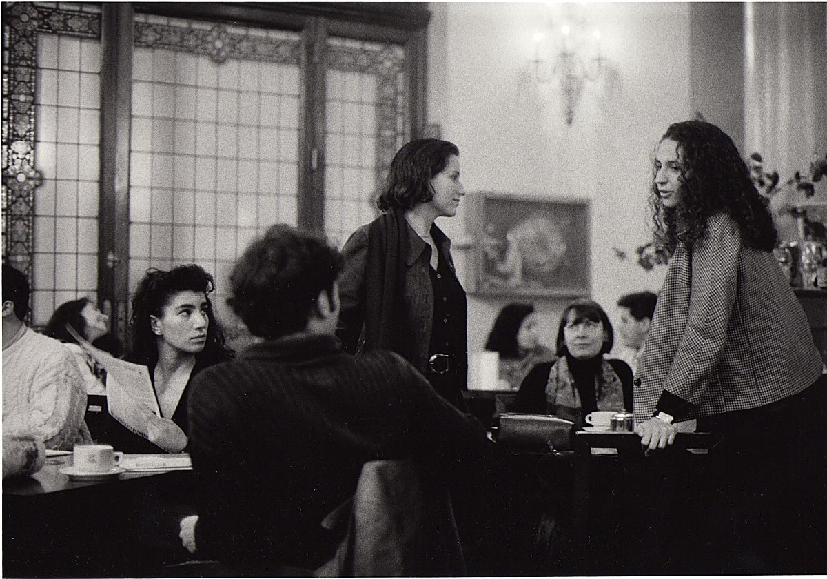 Fotografía de 1993 de las dedicadas por Bernard Plossu a Madrid