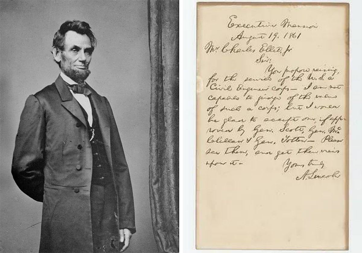 Abraham Lincoln escribió esta carta el 19 de agosto de 1861