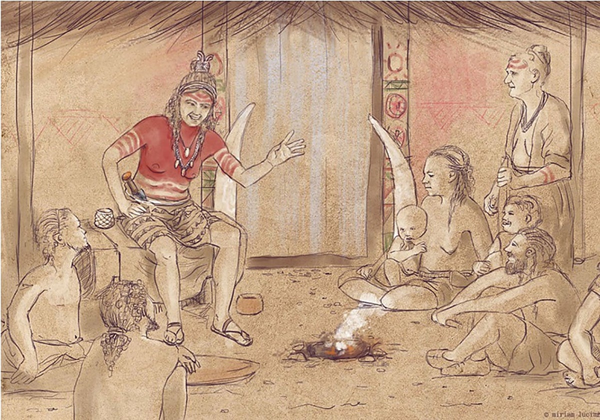 Recreación de la Dama de Marfil