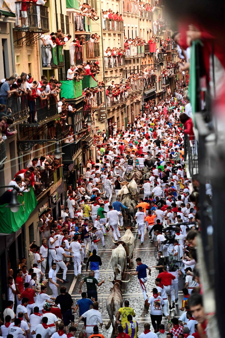 Ambiente en el segundo día de encierro