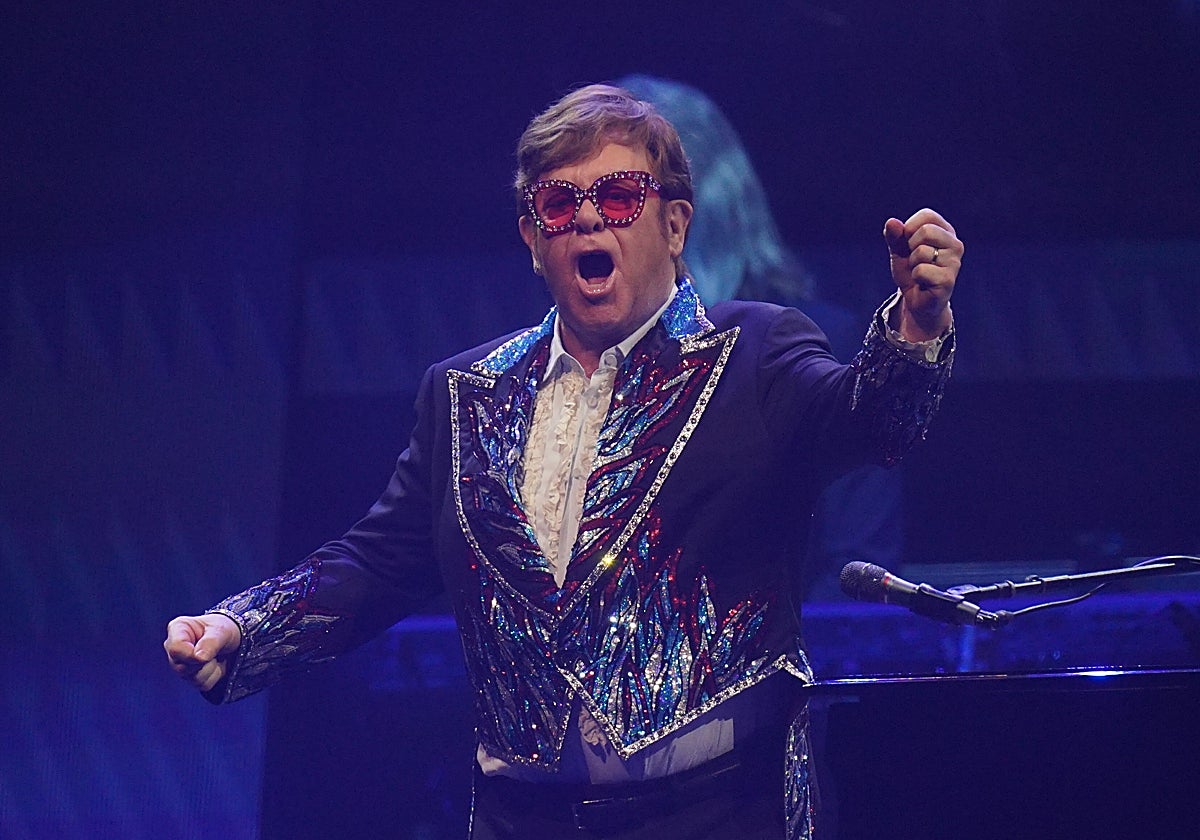 Elton John en su último concierto