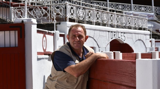 Fernando Morata, trabajador de la plaza