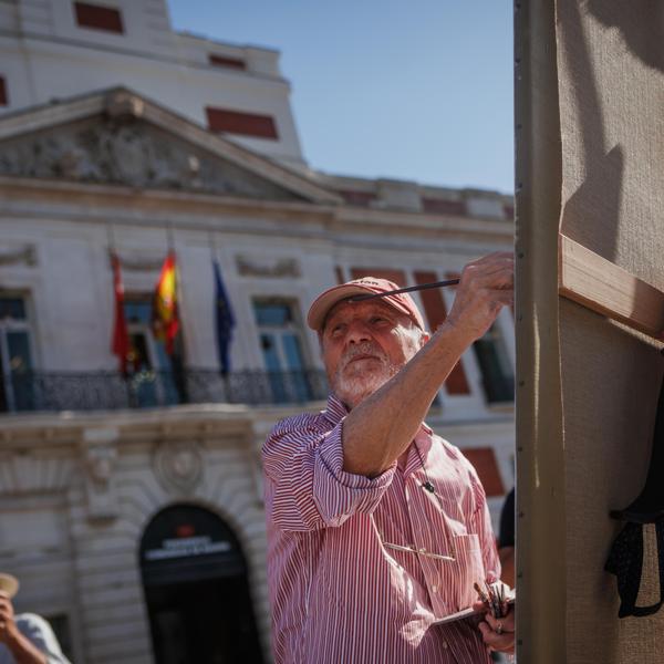 El tórrido verano en el que Antonio López regresó a la Puerta del Sol