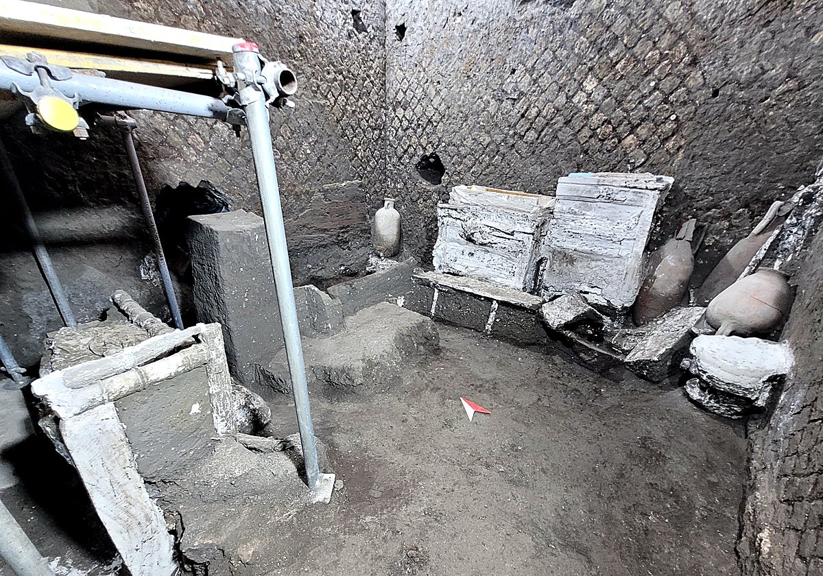 La sala 'A' de Pompeya