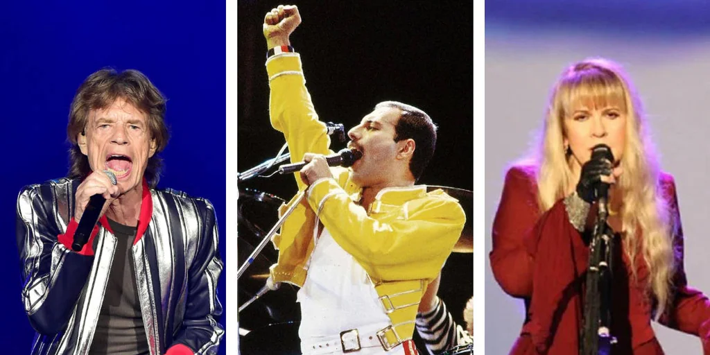Mick Jagger, Stevie Nicks and Freddie Mercury are the best rock singers in history, according to ‘Billboard’