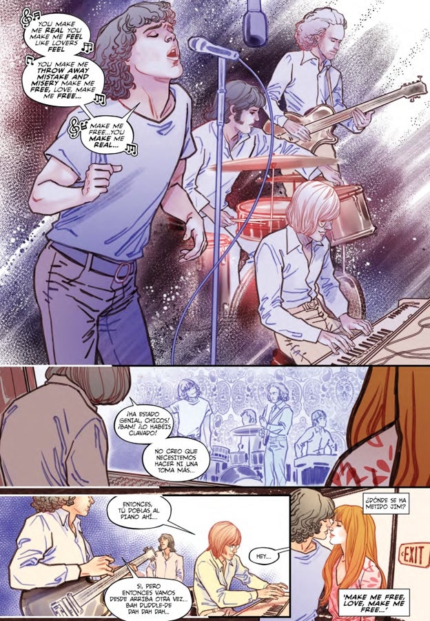 'Morrison Hotel', la odisea lisérgica y contracultural de The Doors llega al cómic