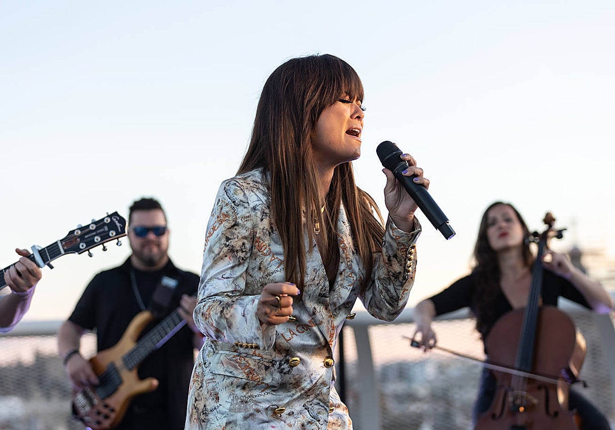 Vanesa Martín, durante un concierto íntimo en Sevilla hace unos meses