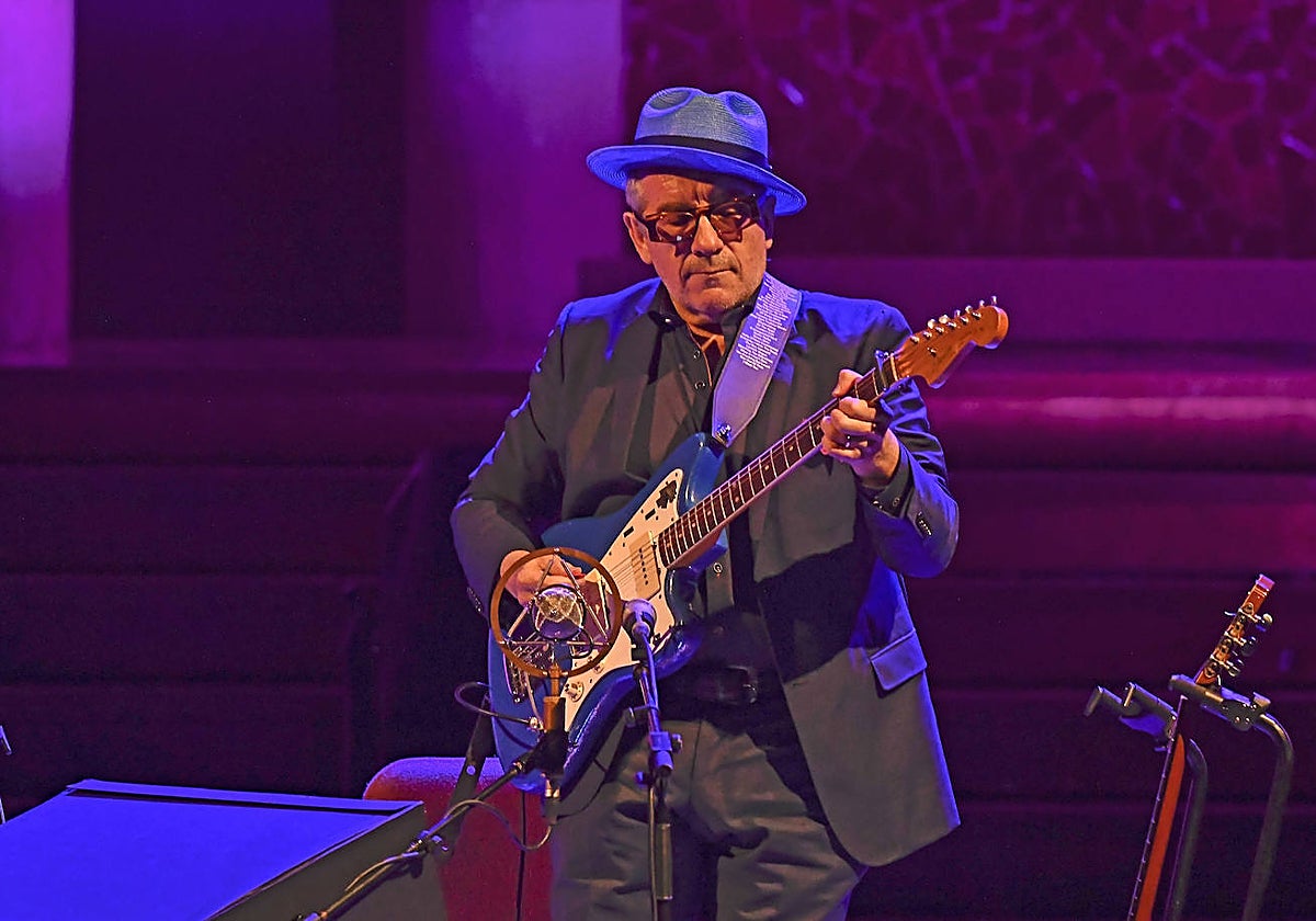 Elvis Costello, este martes en el Palau de la Música