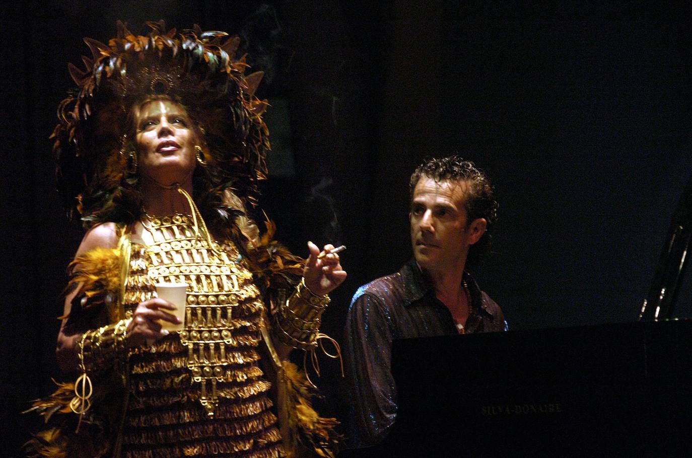 La actuación de María Jiménez en la prisión de Sevilla en 2005