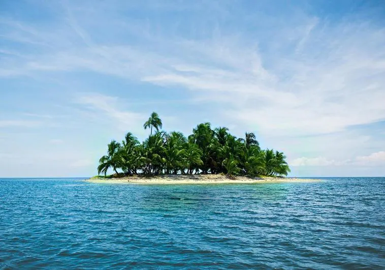 Imagen de archivo de una isla