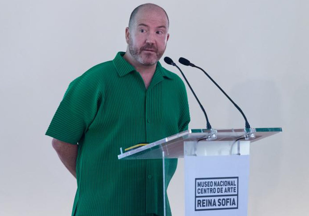 Manuel Segade, esta mañana en el Reina Sofía