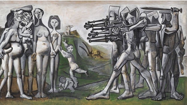 'Masacre en Corea' (1951), de Picasso. Museo Picasso, París. Dación Pablo Picasso, 1979