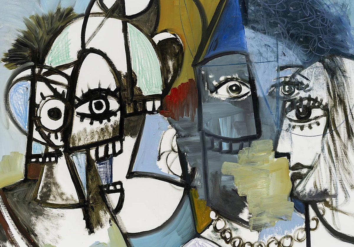 'The conversation', de George Condo (1957)