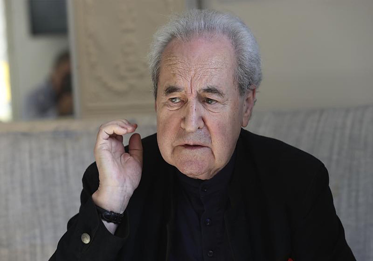 El escritor irlandés John Banville (Benjamin Black) fotografiado en su reciente visita a España