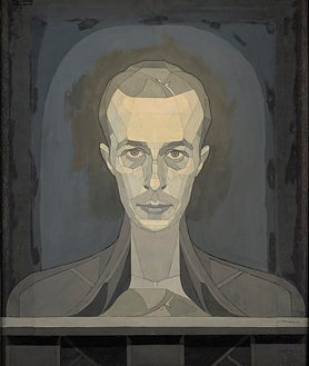 Imagen secundaria 2 - Arriba, 'El sueño del Pescador' (hacia 1936). Sobre estas líneas, a la izquierda, 'Liberación del pueblo español (cabeza de toro)', h. 1939-46. A la derecha, 'Retrato de hombre joven (El resistente), 1944-45 