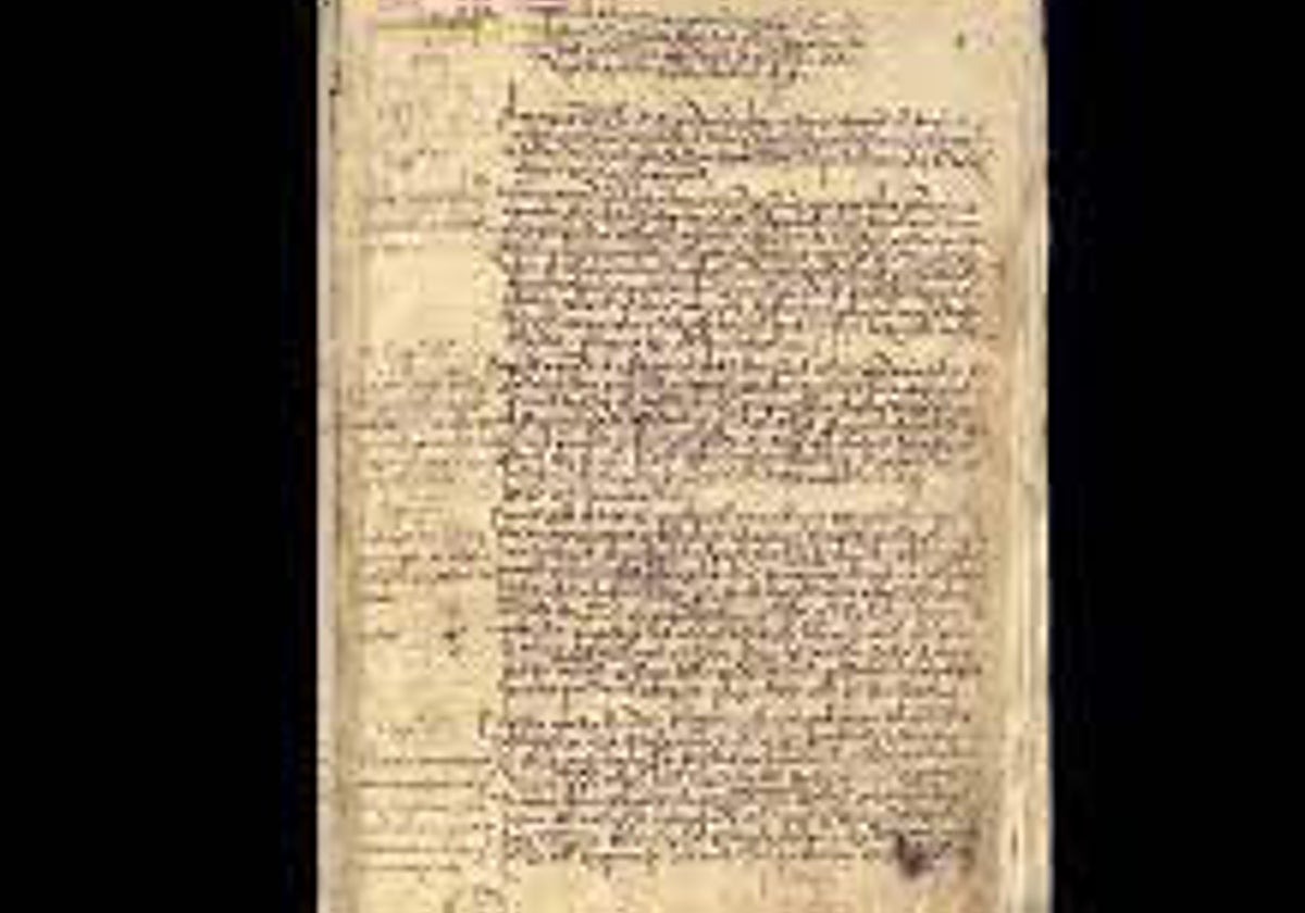 Detalle de las Capitulaciones de Santa Fe