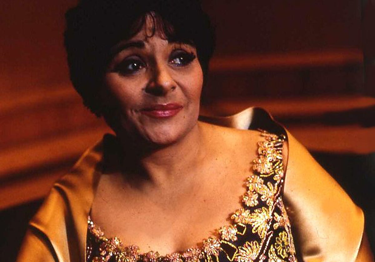 La soprano Victoria de los Ángeles