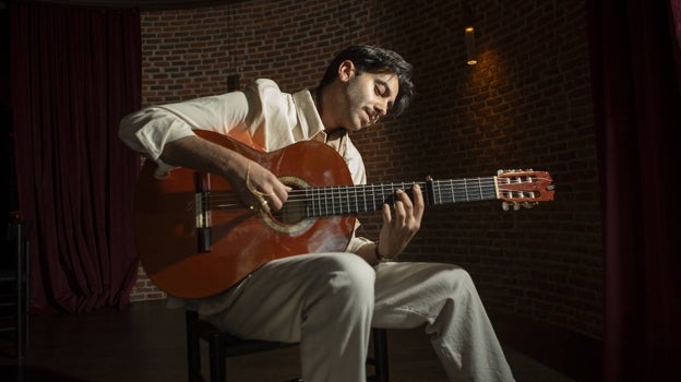 Yerai Cortés, en el tablao madrileño Flamenco de Leones