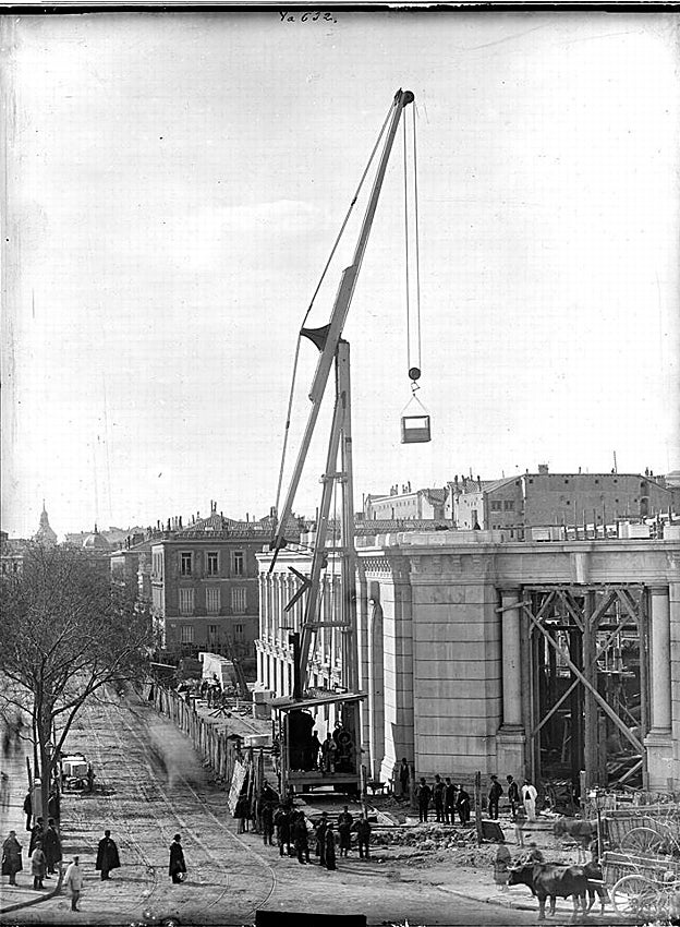 Laurent y Cía. 'Banco de España en construcción' (ca. 1886)