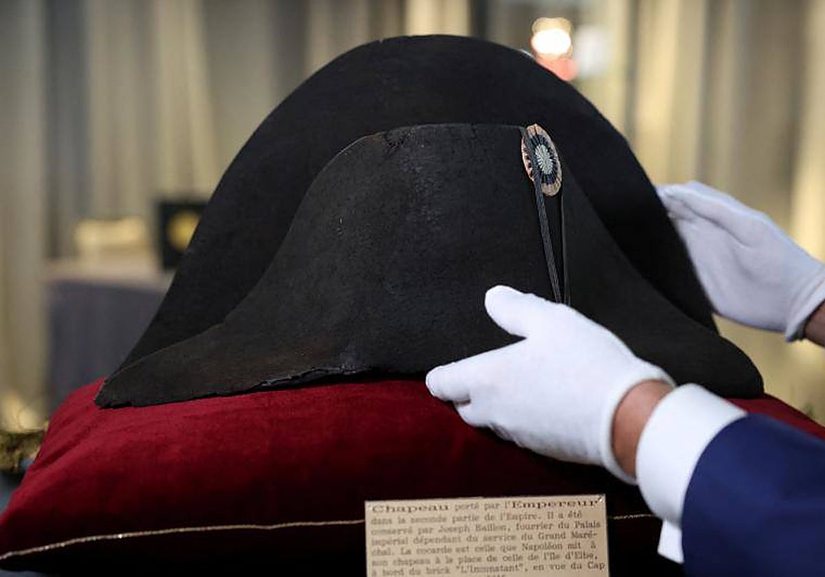 El sombrero ya está expuesto